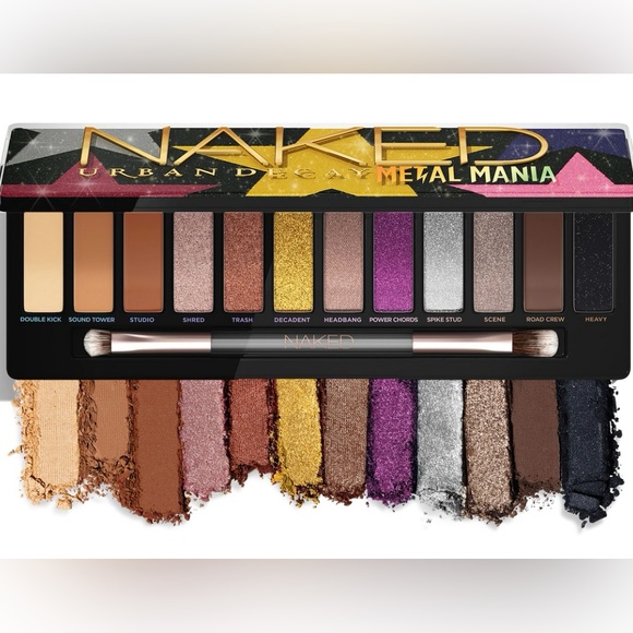 Urban Decay Other - NWT Urban Decay LE Naked Metal Mania Metallic 12 High Pigment Eyeshadows Palette